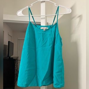 Banana Republic Green Silk Tank Top Sz Small